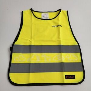 Volvo Reflectil Neon Yellow High Visibility Safety Vest Reflective‎ size XS